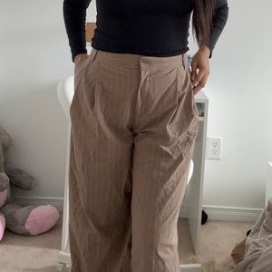 Beige trousers/dress pants